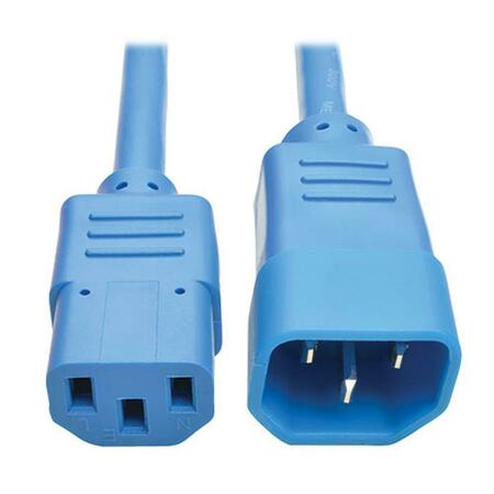 DOOMSDAY 6 ft. Power Extension Cord 15A - 18Awg C14 to C13 Computer Cable, Blue DO647645